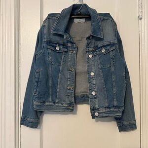 Old Navy Girls Classic Blue Jean Jacket Size 10 12